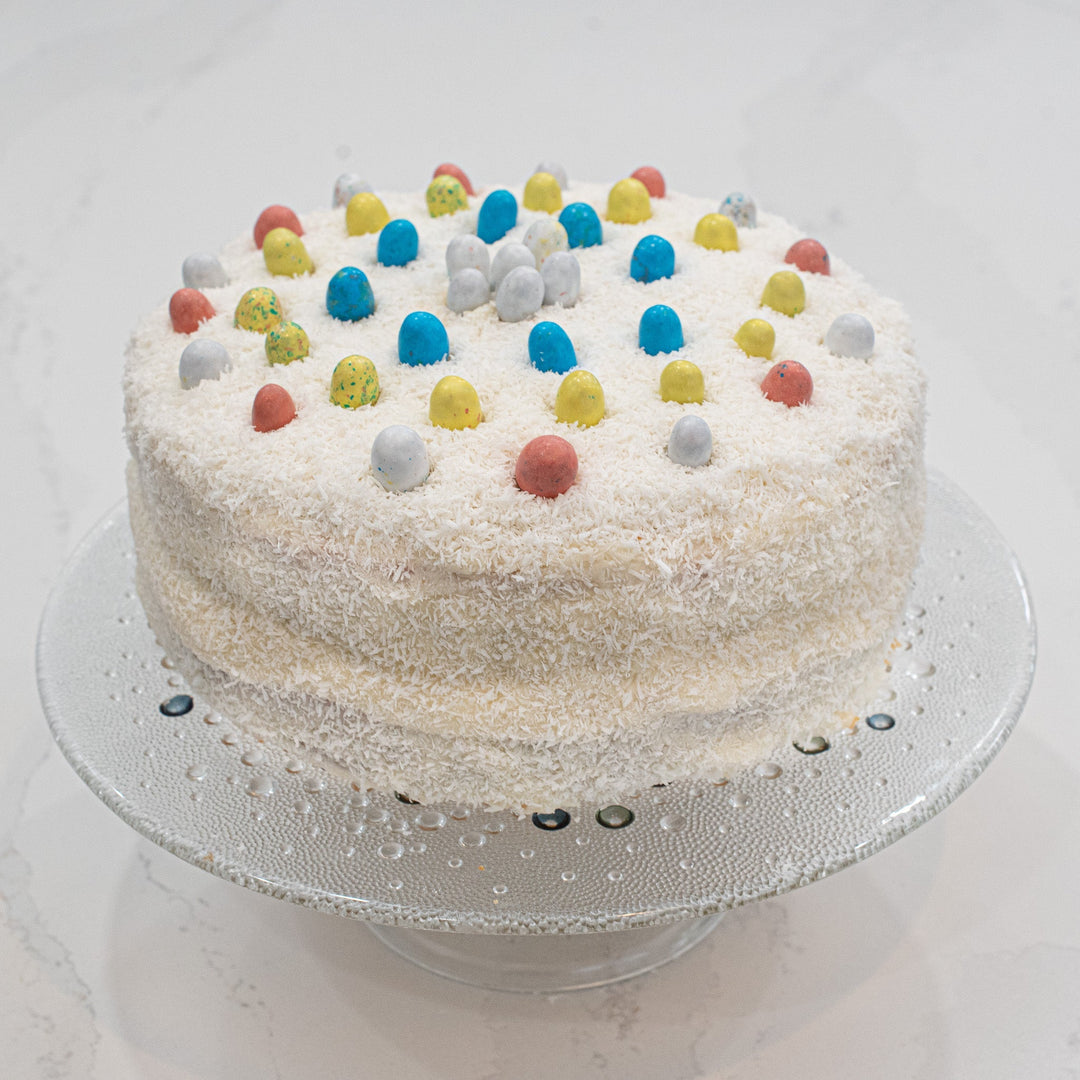Spring Apricot Coconut Cake