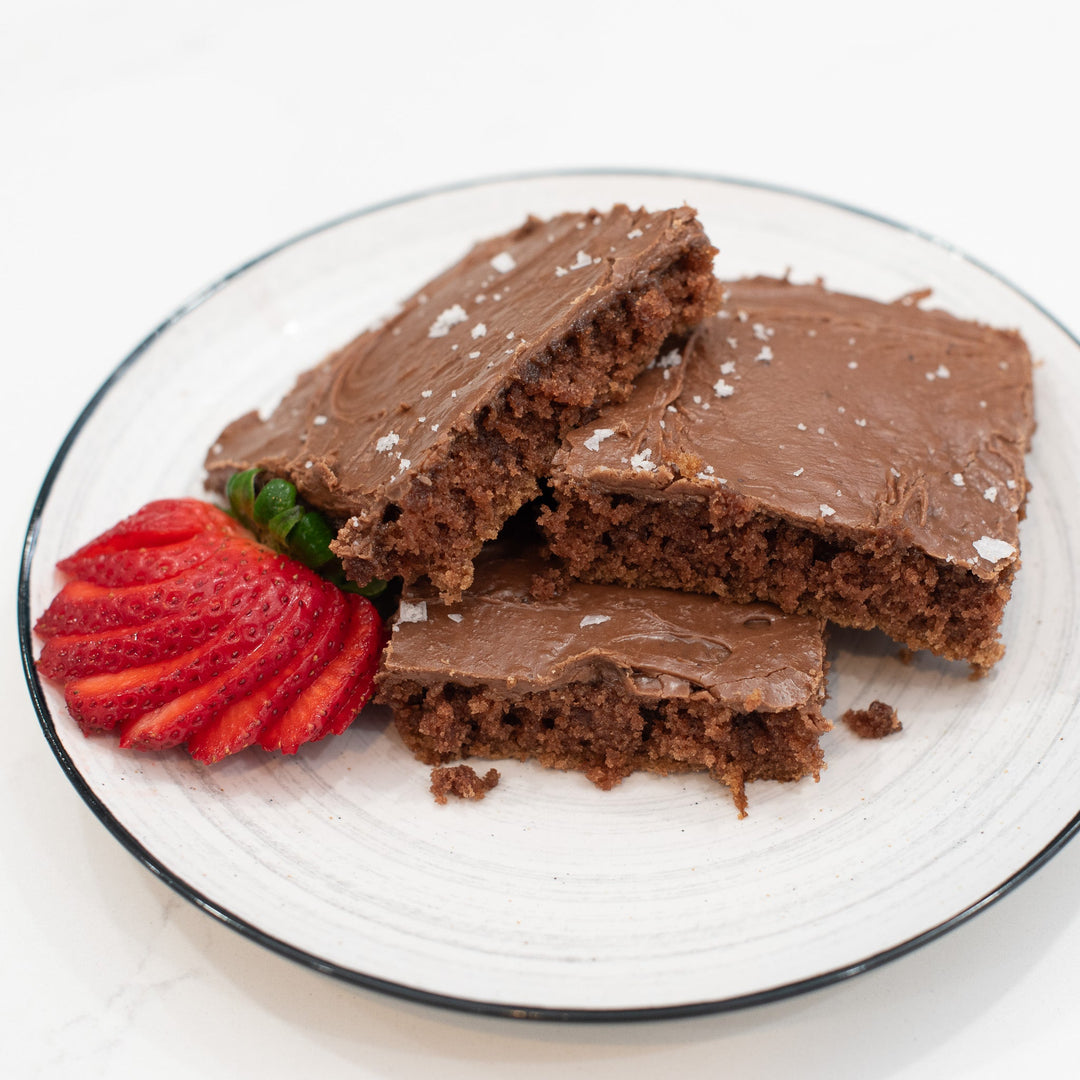 Salted Brownie Cake