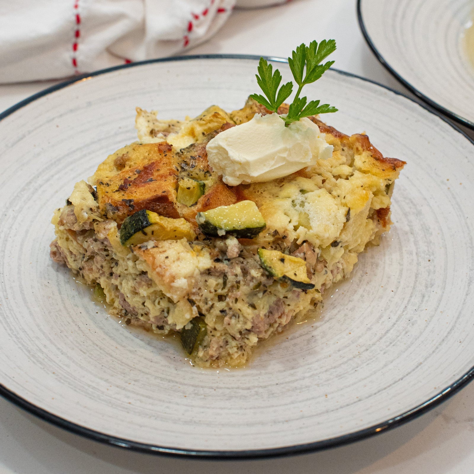 Italian Bagel Casserole