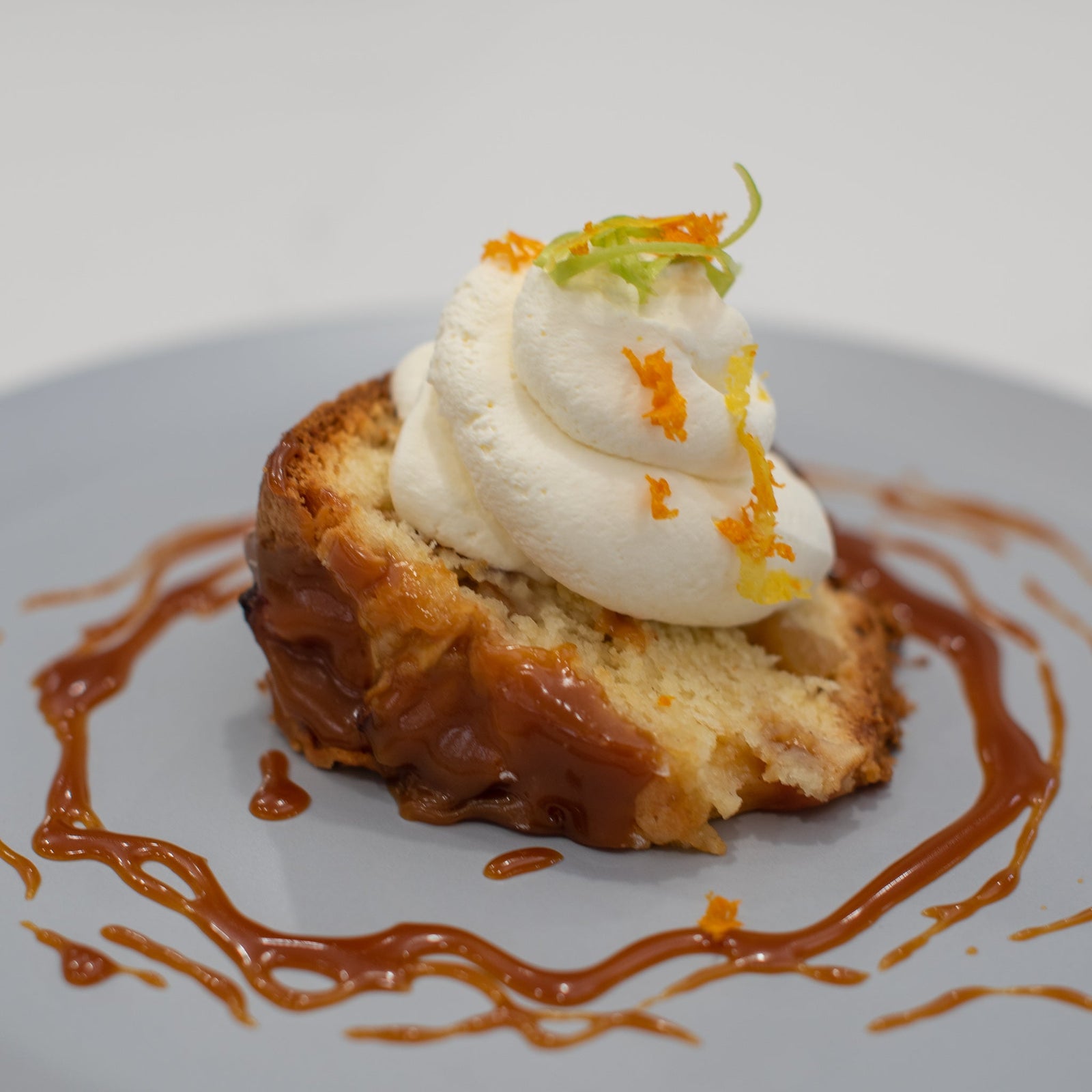 Torta di Mele with Caramel Sauce