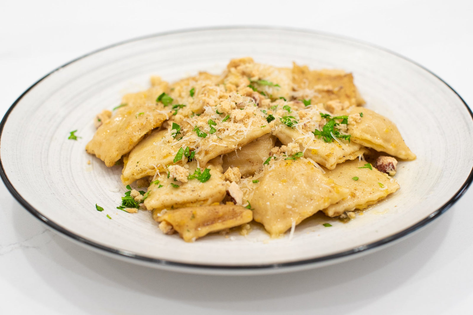 Butternut Squash Ravioli alla Biscottini!