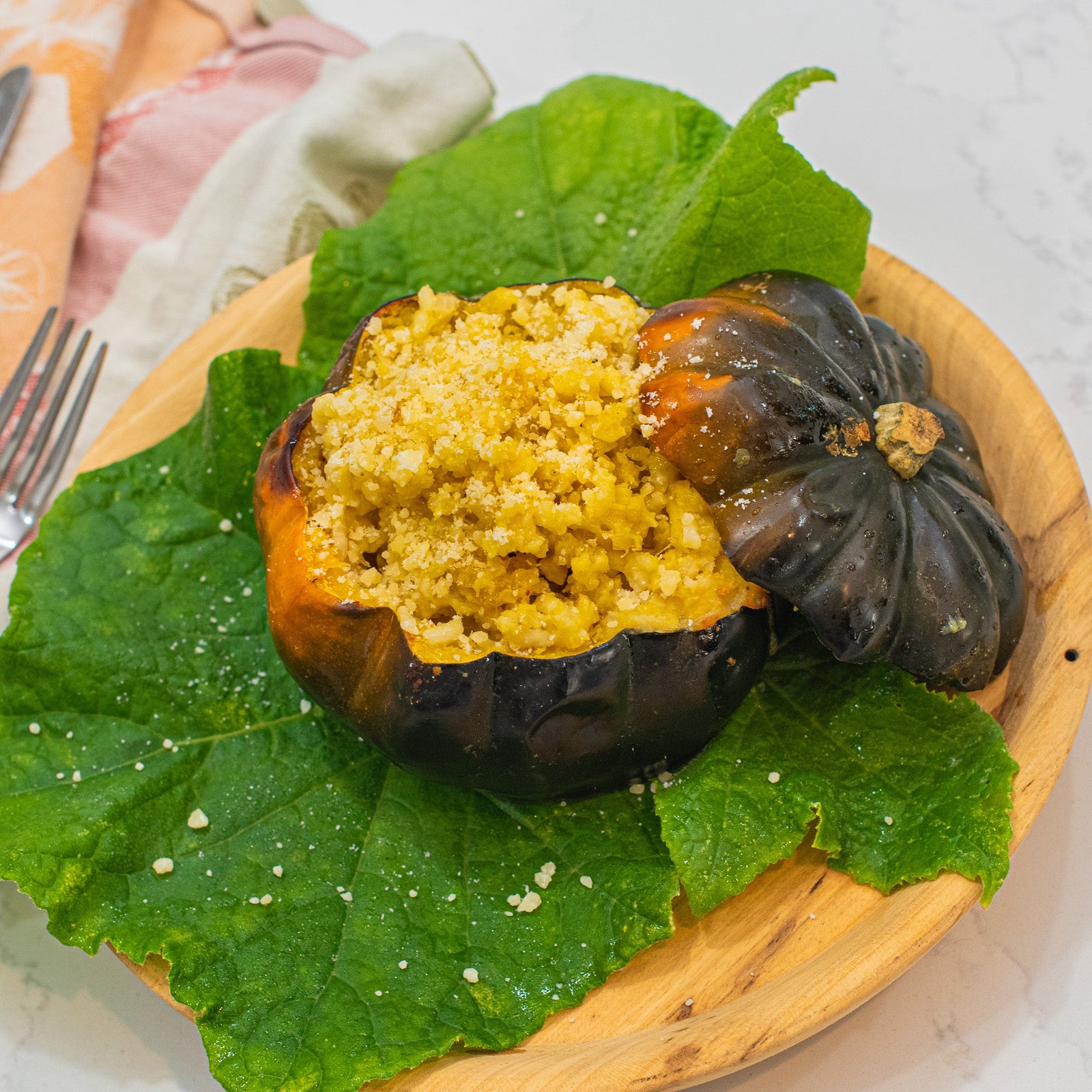 Roasted Acorn Squash Risotto