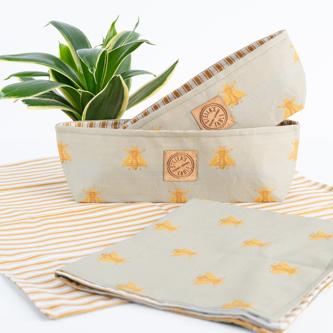 Royal Bees Napkins/Liners