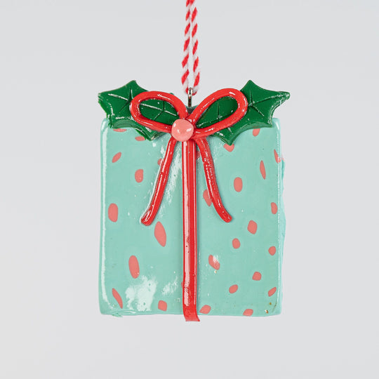 Clay Gift Box Ornament