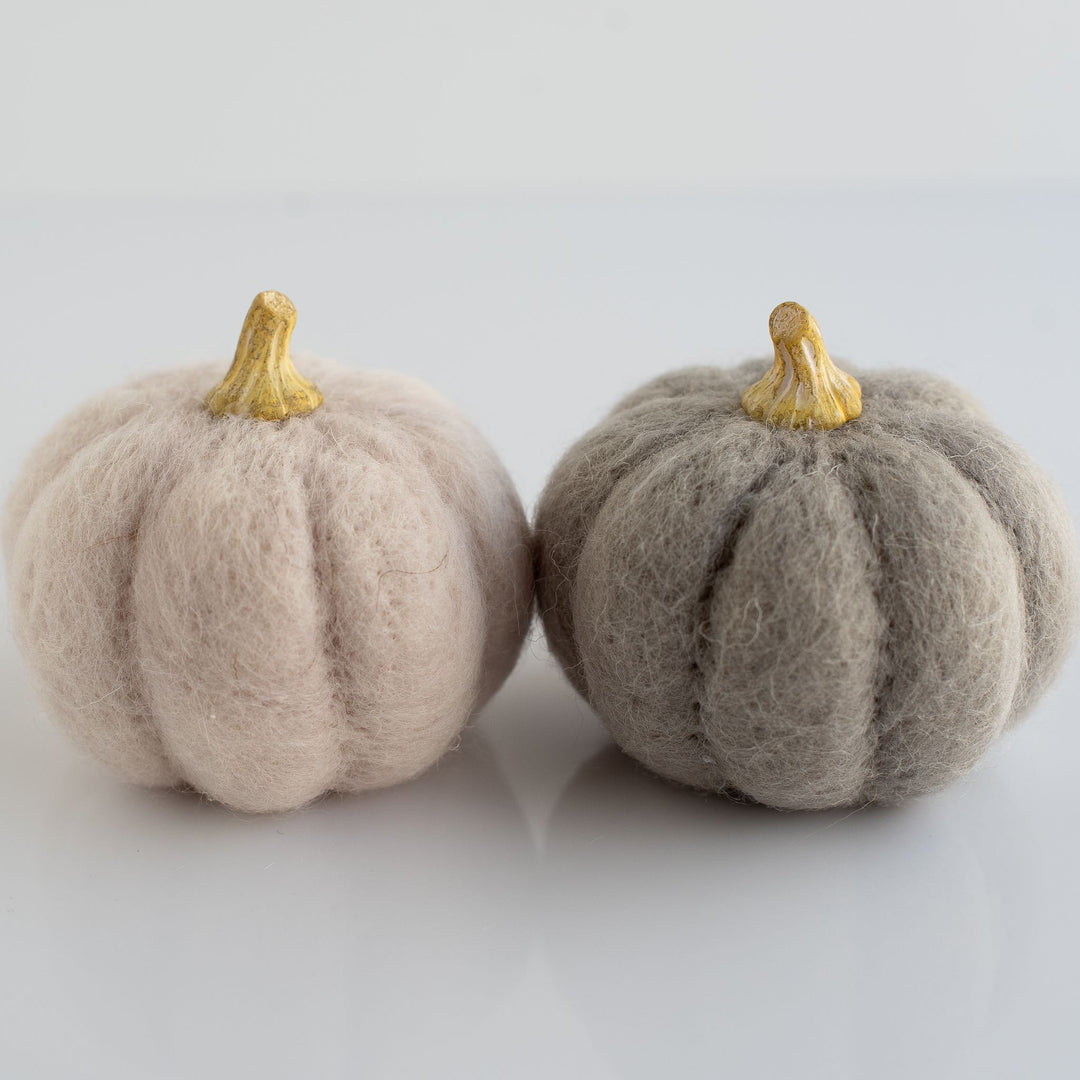 Felt Pumpkins