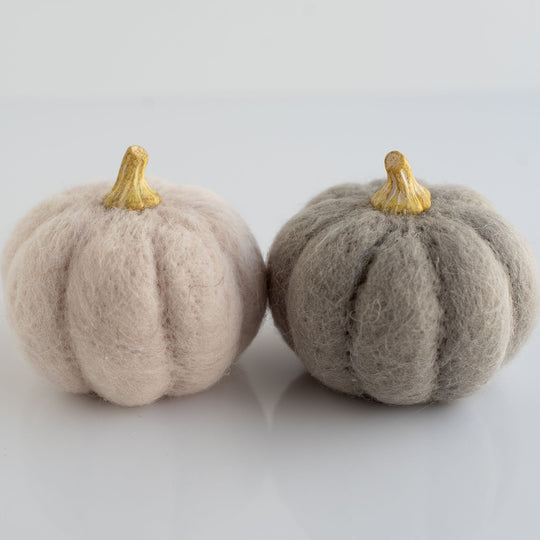Felt Pumpkins