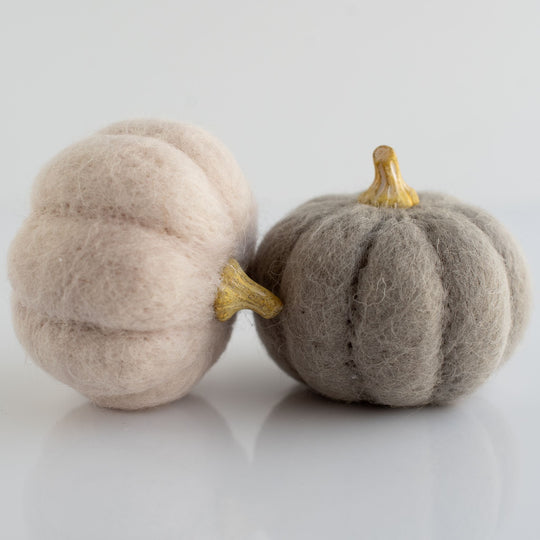 Felt Pumpkins