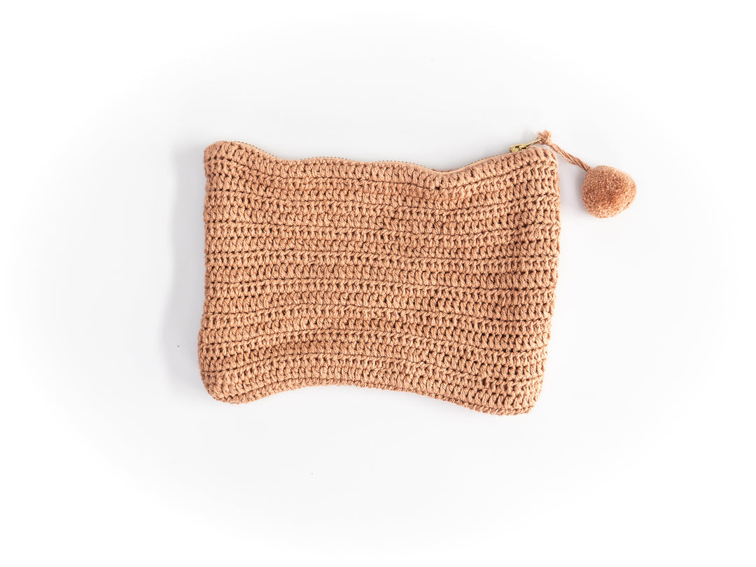 Handmade Cotton Crocheted Pouch
