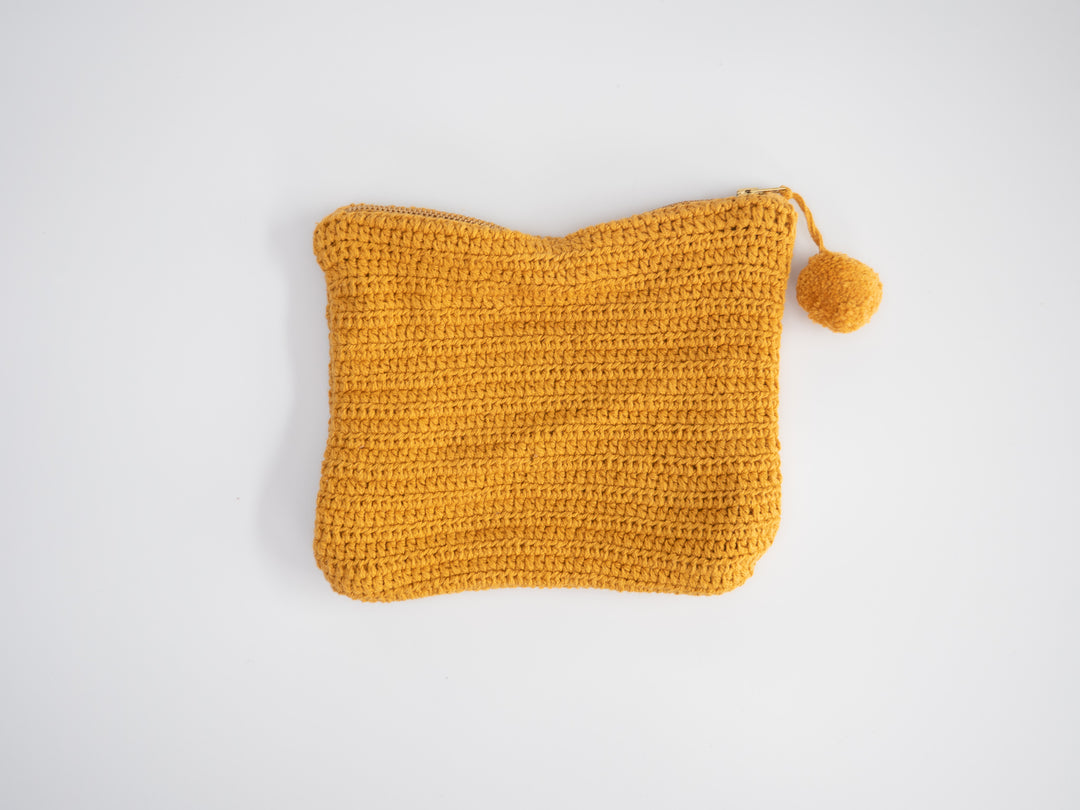 Handmade Cotton Crocheted Pouch