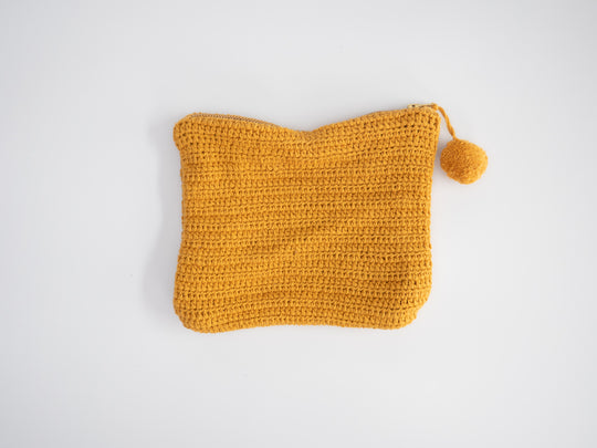 Handmade Cotton Crocheted Pouch