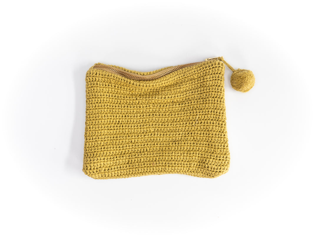 Handmade Cotton Crocheted Pouch