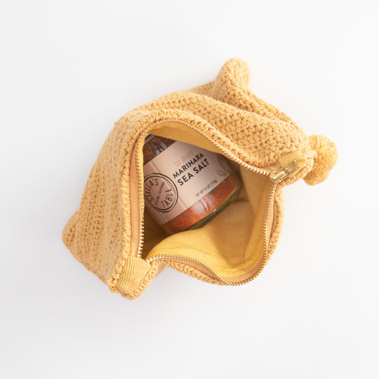 Handmade Cotton Crocheted Pouch