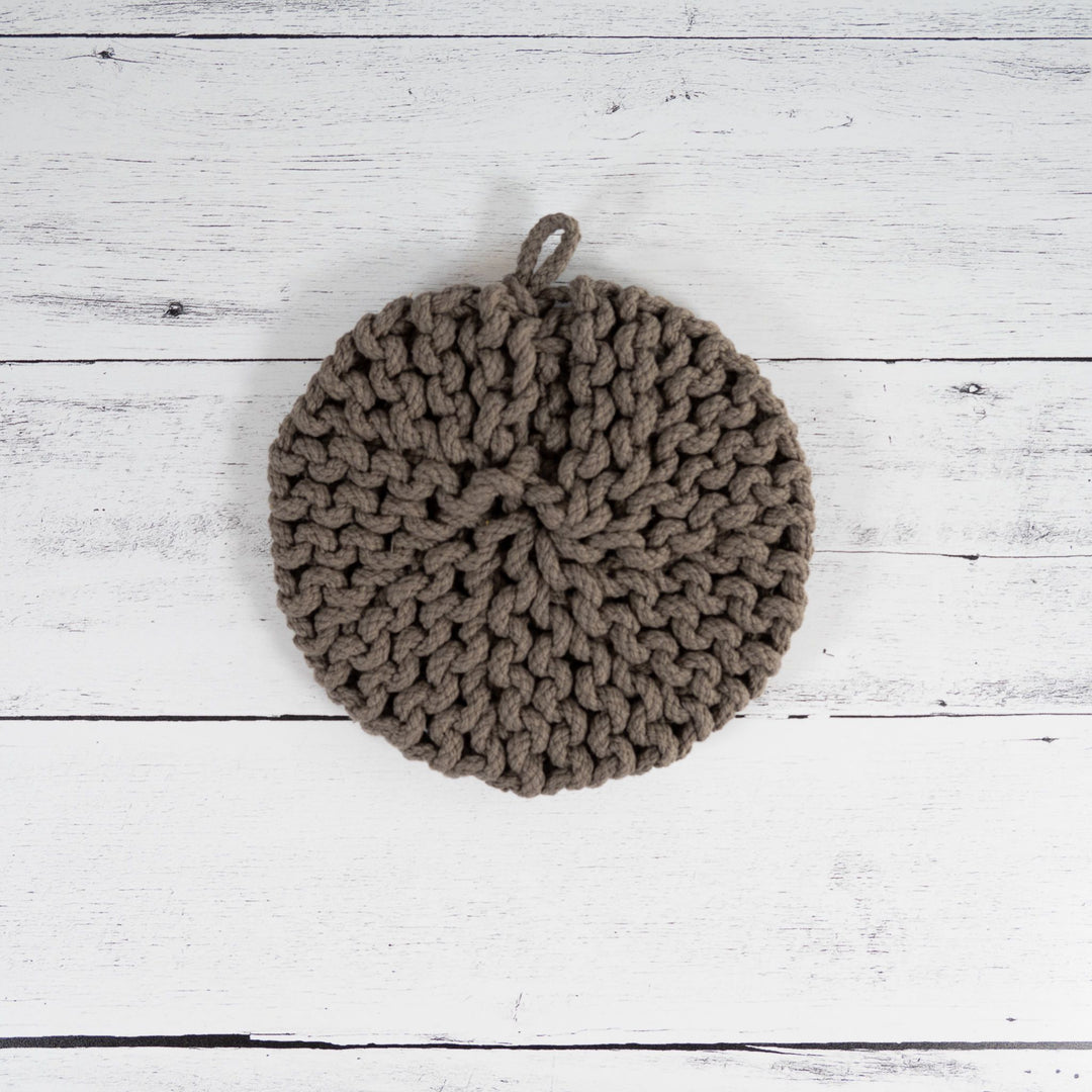 Round Cotton Crocheted Pot Holder