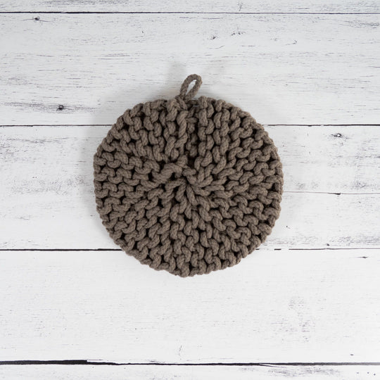Round Cotton Crocheted Pot Holder