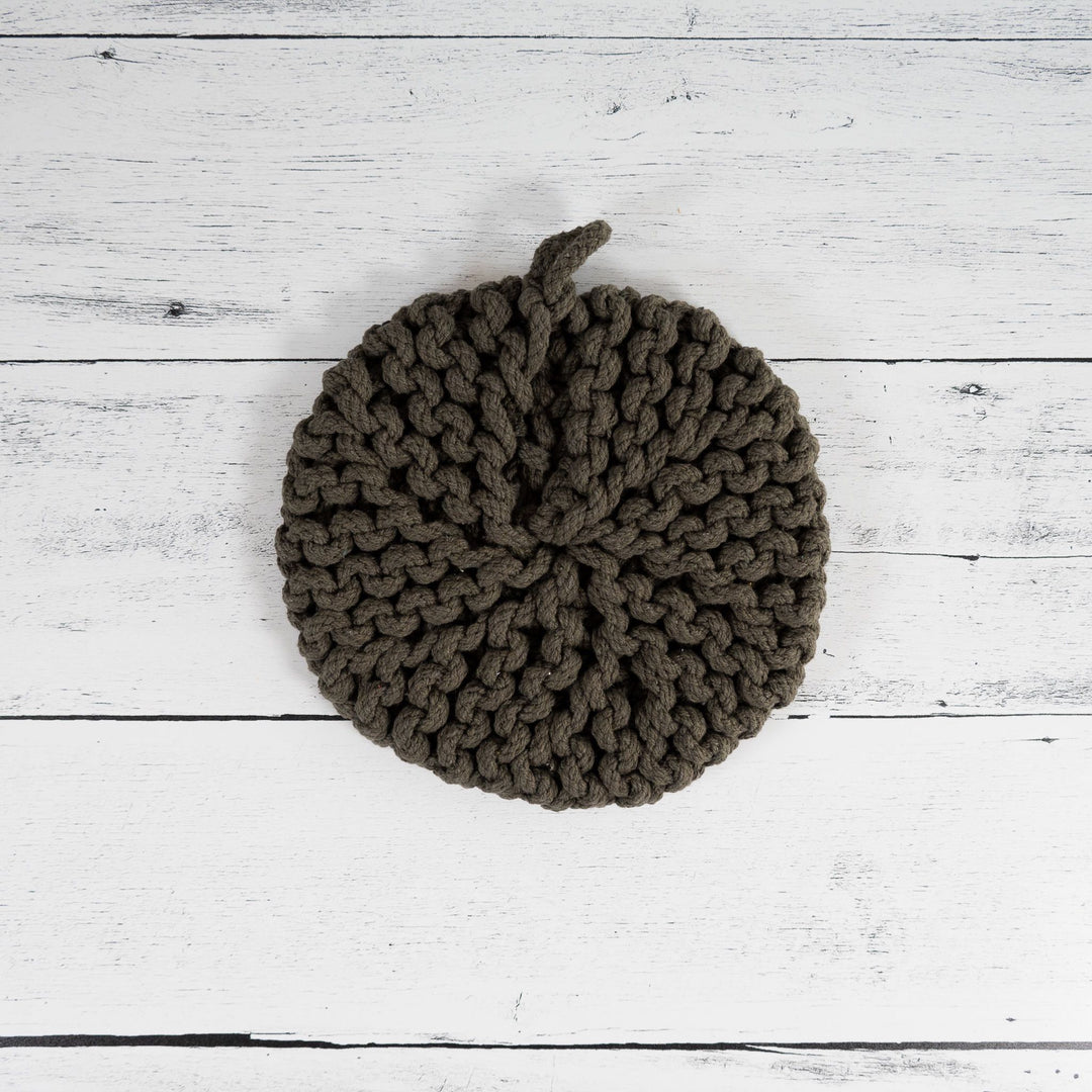 Round Cotton Crocheted Pot Holder