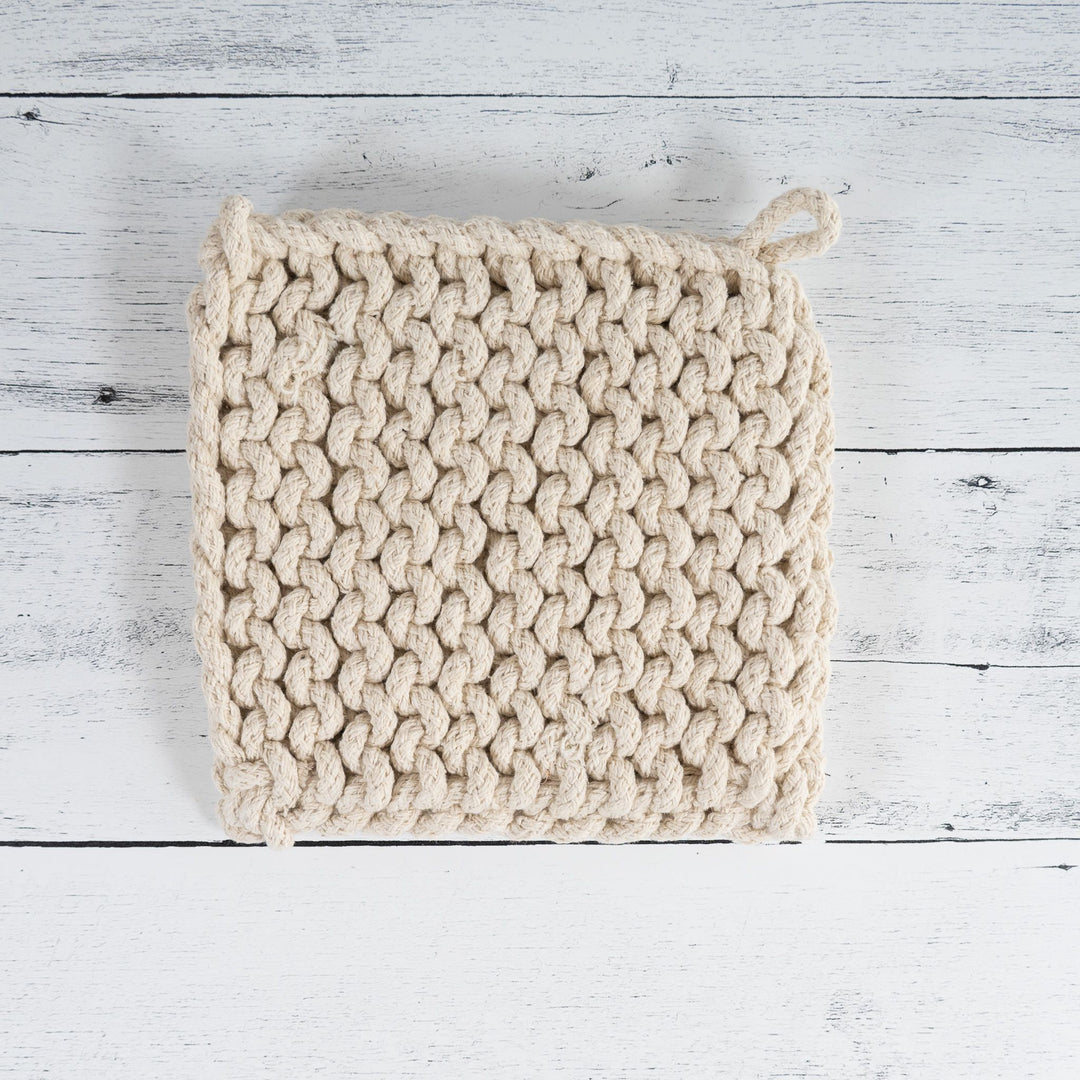 Cotton Crocheted Pot Holder
