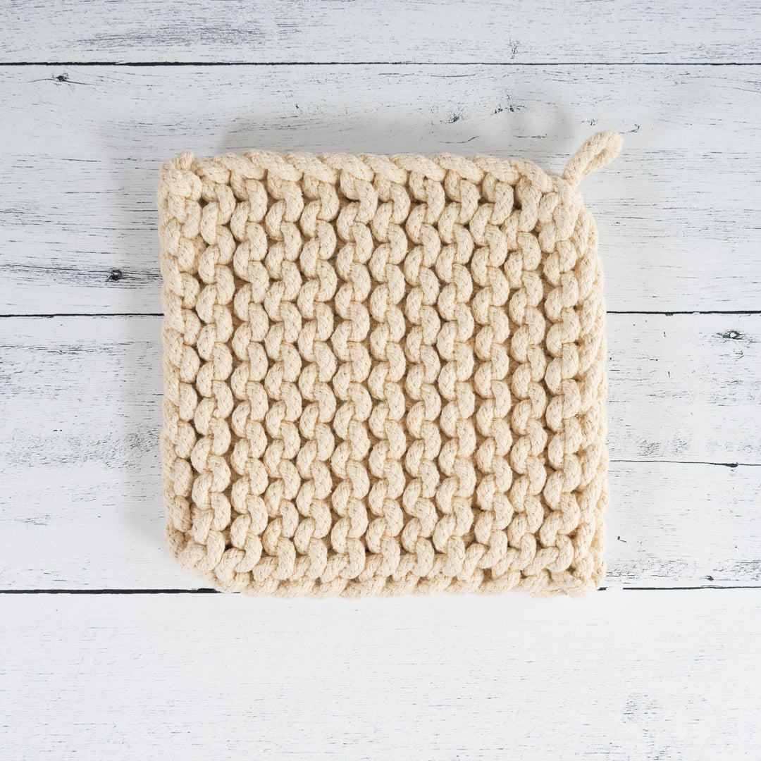 Cotton Crocheted Pot Holder