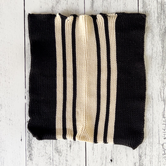 Cotton Knit Striped Dish Cloths
